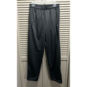 Xersion Dark Gray Polyester Sweatpants Size Small‎ Logo 3  Zip Ankle Pockets